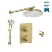 Vado Safari 2 Outlet Shower Pack - Satin Brass image