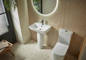 Tavistock Square 550mm Basin &amp; Full Pedestal image