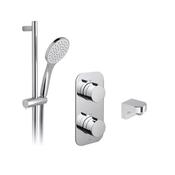 VADO Tablet Altitude 1 Outlet Thermostatic Shower Set Chrome image