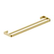 Bathworks Essentials Roma Double Towel Rail Brushed Brass image
