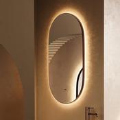 HIB Arcane LED Illuminated Pill Mirror Brushed Bronze image