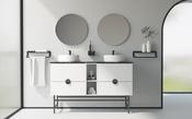 Sonia Quick Bathroom Towel Rail 600mm Black image