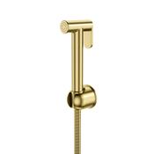 Bathworks Essentials Douche Handset, Flexi &amp; Holder Brushed Brass