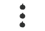 Bathworks Essentials Plain Shower Valve Pack Matte Black