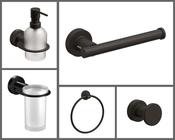 Sonia Tecno Project Bathroom Accessory Set Black