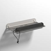 Sonia Quick Bathroom Shower Shelf With Wiper Blade Aluminium