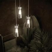 HiB Summit Bathroom Pendant Light Retro-Styled LED Glass image