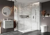 Bathworks Essentials Brushed Nickel Flipper Panel