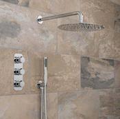 VADO Tablet Altitude Concealed 2 Outlet Thermostatic Shower Package image