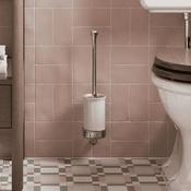 Burlington Guild Wall Mounted Toilet Brush Holder Brass image