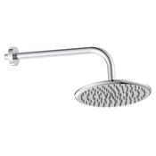 Bathworks Essentials Round Shower Arm &amp; Head Chrome image