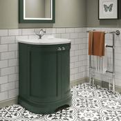 Burlington 650mm 2 Door Floorstanding Vanity Unit with Basin &amp; Worktop image