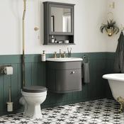 Burlington Chalfont 1 Drawer Wall Hung Vanity Unit Ceramic Basin image