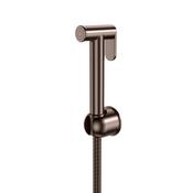 Bathworks Essentials Douche Handset, Flexi &amp; Holder Brushed Bronze