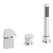 Vado Life 3-Hole Bath Shower Mixer Tap Without Spout image