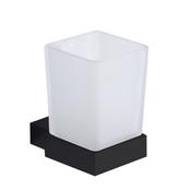 Bathworks Essentials Mono Tumbler Holder Matte Black image
