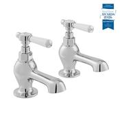 Vado Axbridge Bath Pillar Taps, Lever Handles image