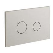 Vado Round Button Flush Plate - Brushed Nickel image