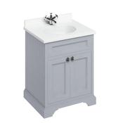 Burlington 2 Door Floorstanding Vanity Unit with Basin &amp; Worktop image