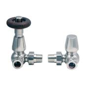 Bathworks Essentials Designer Corner Valves Satin Nickel (Pair)
