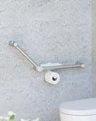 Sonia Go Care Angled Grab Bar 400 x 300mm - Stainless Steel