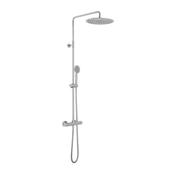 Vado Aquablade Adjustable Round Shower Column Polished Chrome image