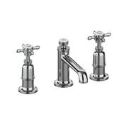 Burlington Guild 3 Hole Deck Mounted Basin Mixer Tap image
