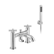 Vado Elements Deck Mounted Bath Shower Mixer - Chrome image