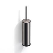 Sonia Tecno Project Metal Toilet Brush &amp; Holder – Brushed Nickel image