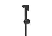 Bathworks Essentials Douche Handset, Flexi &amp; Holder Black image