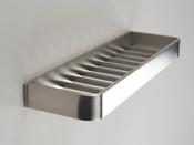 WE Deep Shower Shelf Basket - Brushed Stainless Steel