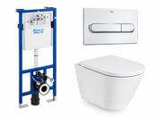 Roca Duplo One &amp; Laufen Lua Rimless Wall Hung WC Pack image