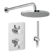VADO DX Celsius Concealed Thermostatic Shower Set Chrome 2 Outlet image