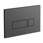 Vado Square Button Flush Plate - Brushed Black image