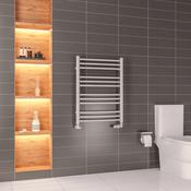 Eastbrook Coronium Round Vertical Heated Towel Rail Matt Grey image