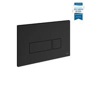 Vado Square Button Flush Plate - Matt Black image