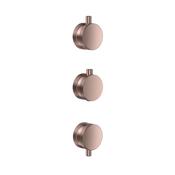 Bathworks Essentials Knurled Shower Valve Pack Brushed Bronze image