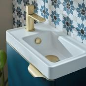 Vado Cameo Knob Deck Mounted Mini Mono Basin Mixer Tap image