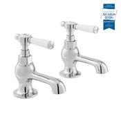Vado Axbridge Basin Pillar Taps, Lever Handles image