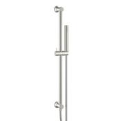 Bathworks Essentials Riser Rail &amp; Handset Including Hose Brushed Nickel