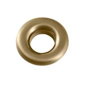 Bathworks Essentials Brushed Brass Round Overflow Insert image