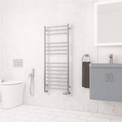 Eastbrook Violla II Stainless Steel Towel Rail Brushed 1210x500 image