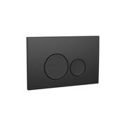 Bathworks Essentials Round Black Dual Flush Button image