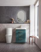 Tavistock Compass 600 Three Drawer Freestanding Vanity Unit &amp; Basin image