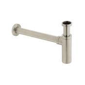 VADO Round Bottle Trap - Brushed Nickel image
