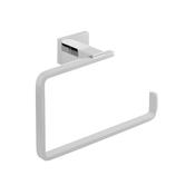 Vado Level Towel Ring Square Wall Mounted Chrome image