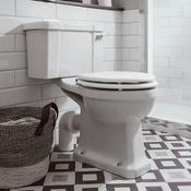 Burlington Standard Close Coupled Toilet with Lever Cistern White image