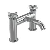 Tavistock Cohort Cross Deck Mounted Bath Filler