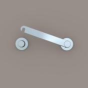 Sonia Tecno Project Bathroom Foldable Toilet Roll Holder Chrome
