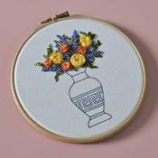 ribbon vase pdf pattern — be alice.